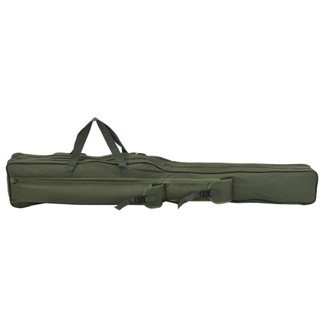 VidaXL sac de canne à pêche 160 cm tissu oxford vert foncé
