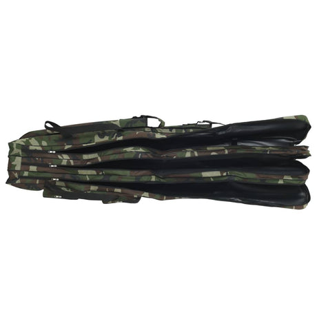 VidaXL sac de canne à pêche 150 cm tissu oxford camouflage vert