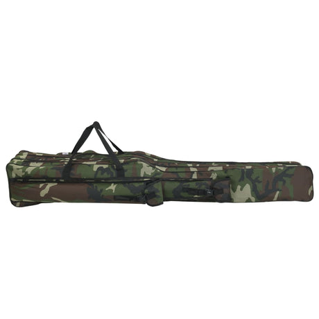 VidaXL sac de canne à pêche 150 cm tissu oxford camouflage vert