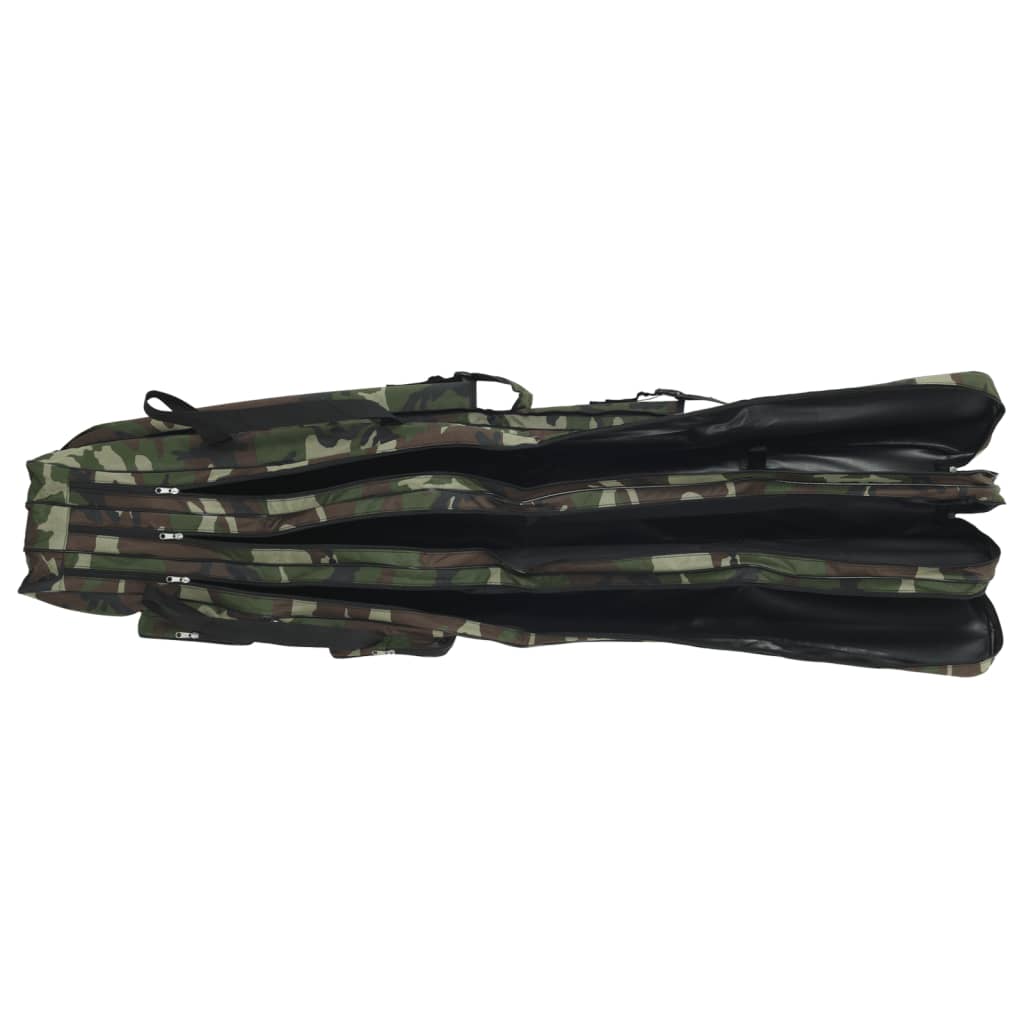 Vidaxx sac de canne à pêche 160 cm tissu oxford camouflage vert