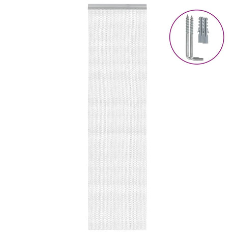 Vidaxx chaînes de rideaux anti-mouches 56x186 cm aluminium