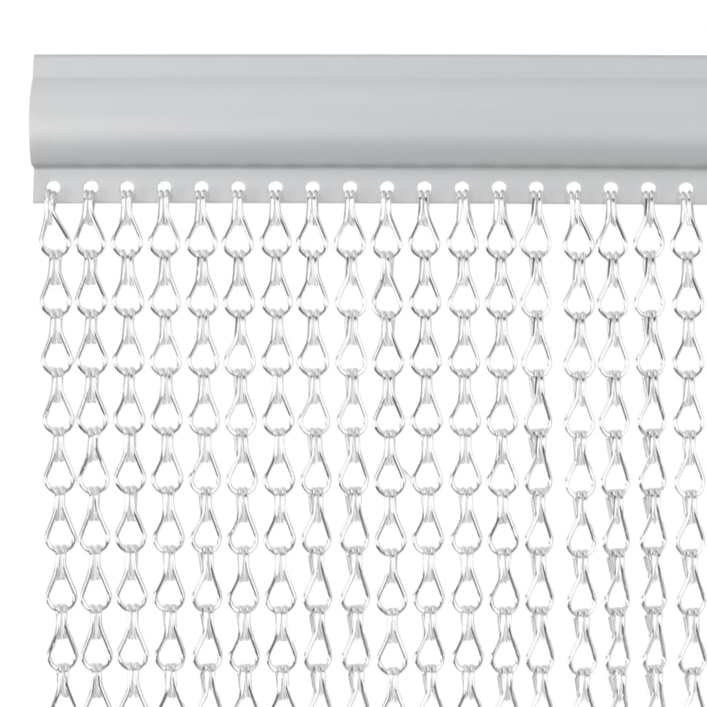 Vidaxx chaînes de rideaux anti-mouches 56x186 cm aluminium