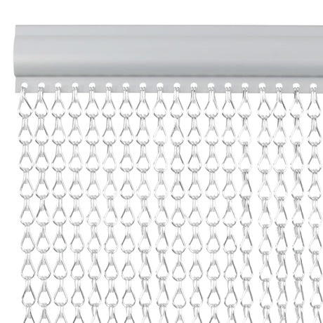Vidaxx chaînes de rideaux anti-mouches 80x221 cm aluminium