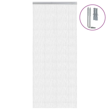 Vidaxx chaînes de rideaux anti-mouches 90x200 cm aluminium