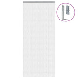 Vidaxx chaînes de rideaux anti-mouches 90x212 cm aluminium