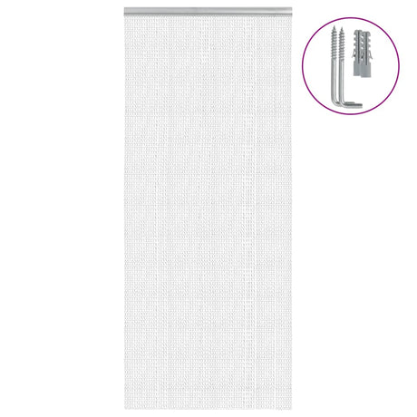 Vidaxx chaînes de rideaux anti-mouches 90x220 cm aluminium