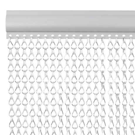 Vidaxx chaînes de rideaux anti-mouches 90x220 cm aluminium