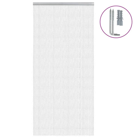Vidaxx chaînes de rideaux anti-mouches 100x200 cm aluminium