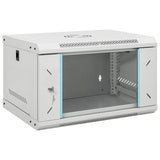 Vidaxxl armoire réseau murale 6h 19 ip20 53x40x30 cm