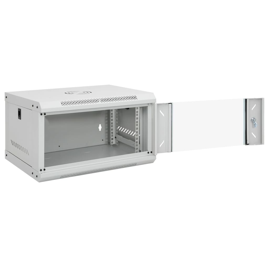 Vidaxxl armoire réseau murale 6h 19 ip20 53x40x30 cm