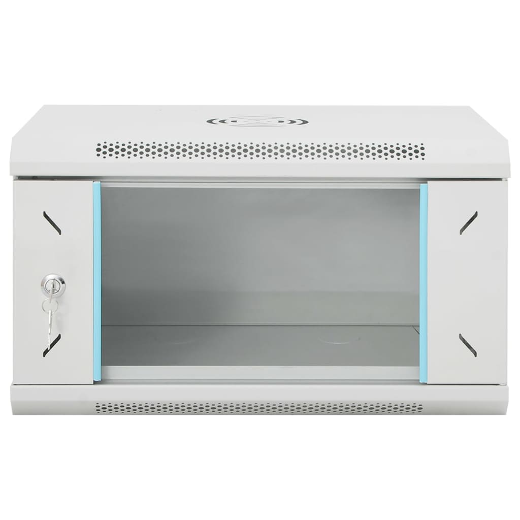 Vidaxxl armoire réseau murale 6h 19 ip20 53x40x30 cm