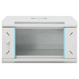 Vidaxxl armoire réseau murale 6h 19 ip20 53x40x30 cm
