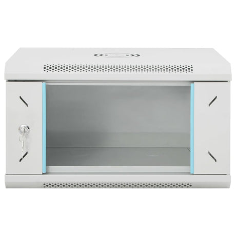 Vidaxxl armoire réseau murale 6h 19 ip20 53x40x30 cm