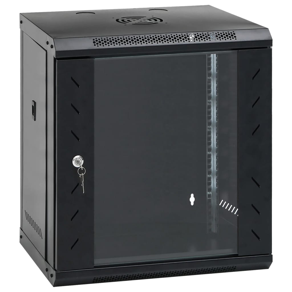 Vidaxxl armoire réseau murale 12h 19 ip20 53x40x60 cm