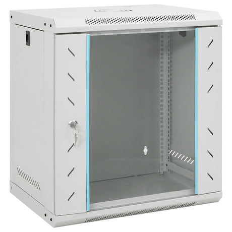 Vidaxxl armoire réseau murale 12h 19 ip20 53x40x60 cm