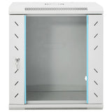 Vidaxxl armoire réseau murale 12h 19 ip20 53x40x60 cm