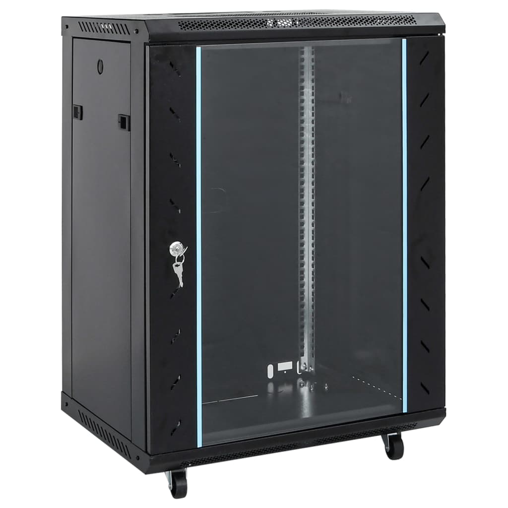 Vidaxl Network cabinet with rotary wheels 15h Ip20 19 53x40x80 cm