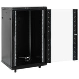 Armoire réseau Vidaxxl à roulettes tournantes 18h 19 ip20 60x60x100 cm