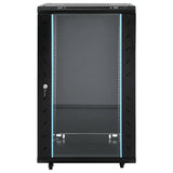Armoire réseau Vidaxxl à roulettes tournantes 18h 19 ip20 60x60x100 cm