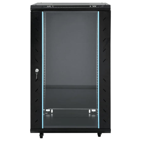 Armoire réseau Vidaxxl à roulettes tournantes 18h 19 ip20 60x60x100 cm
