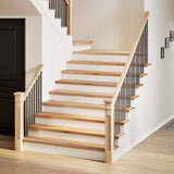 Vidaxx marches d'escalier 4 pcs 110x30x2 cm chêne massif non traité