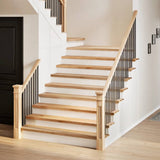Vidaxx marches d'escalier 4 pcs 120x30x2 cm chêne massif non traité