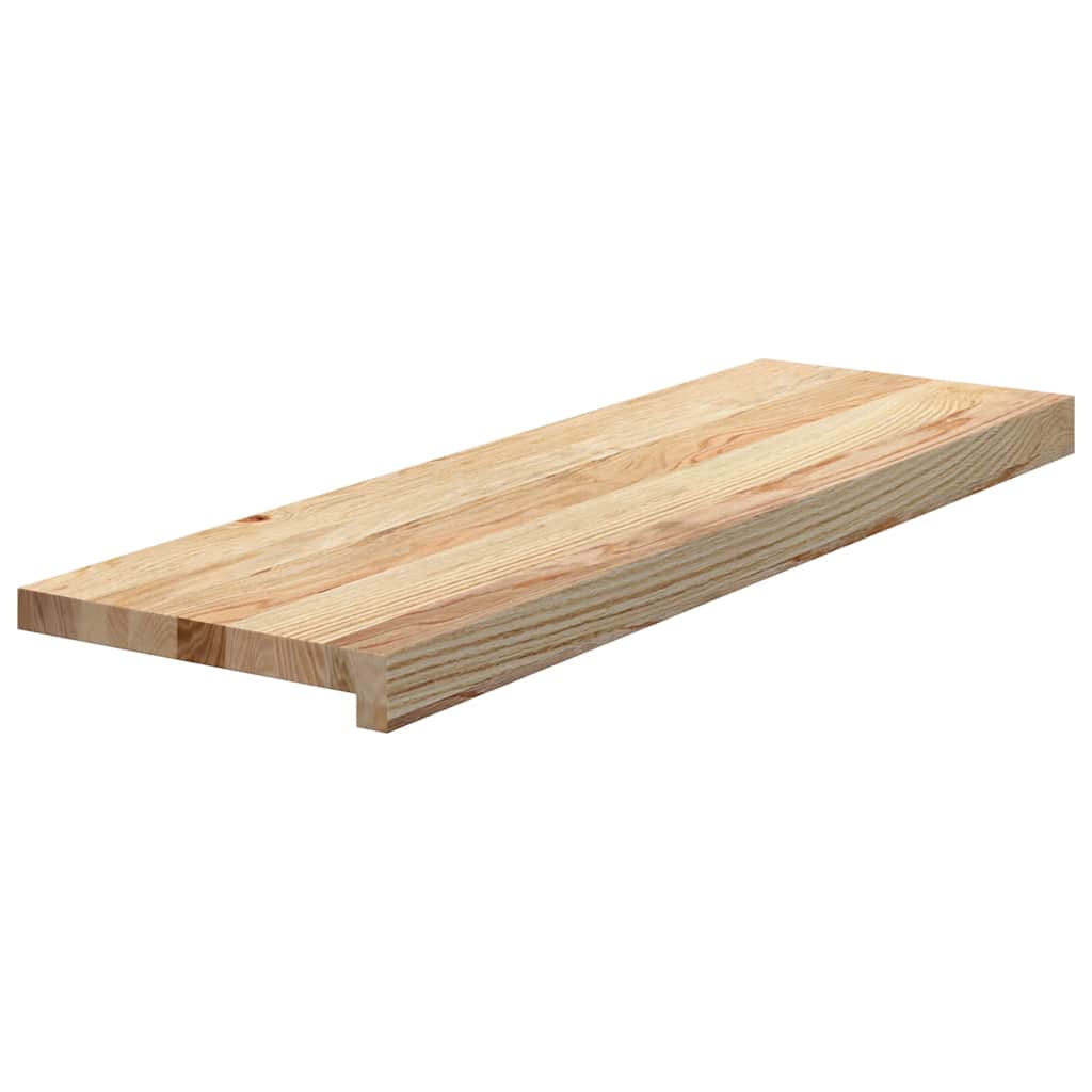 Vidaxx marches d'escalier 8 pcs 80x25x2 cm chêne massif non traité