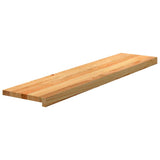 VidaXL marches d'escalier 4 pcs 110x25x2 cm chêne massif marron clair