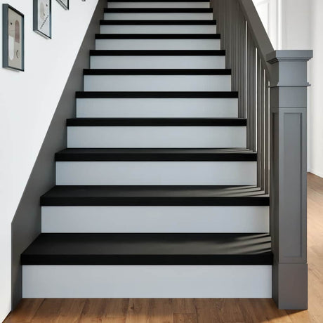 Vidaxx marches d'escalier 4 pcs 90x25x2 cm chêne massif brun foncé