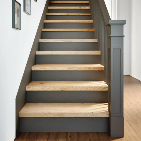 Vidaxx marches d'escalier 2 pcs 80x25x2 cm chêne massif non traité