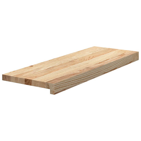 Vidaxx marches d'escalier 2 pcs 70x30x2 cm chêne massif non traité