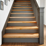 Vidaxx marches d'escalier 2 pcs 100x25x2 cm chêne massif marron clair