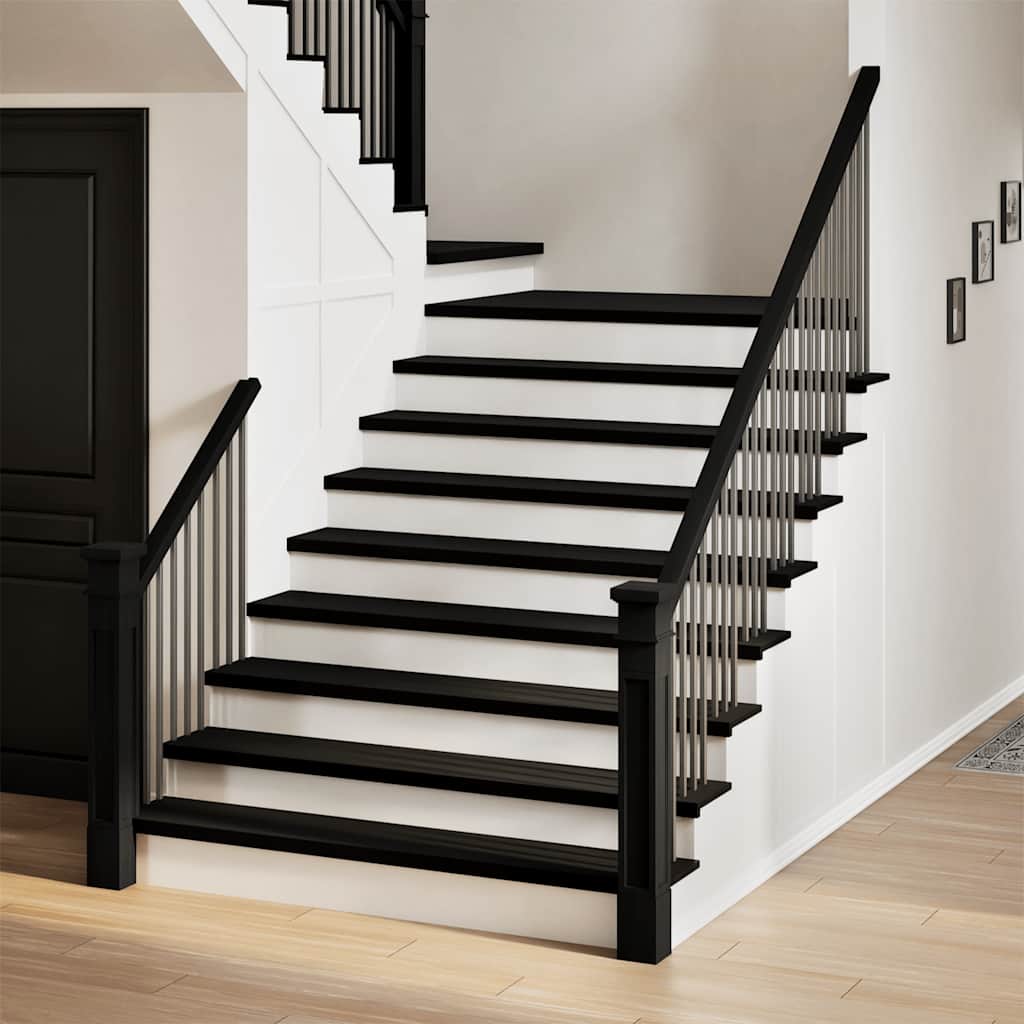 Vidaxx marches d'escalier 2 pcs 110x25x2 cm chêne massif marron foncé