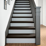 Vidaxx marches d'escalier 2 pcs 70x30x2 cm chêne massif brun foncé