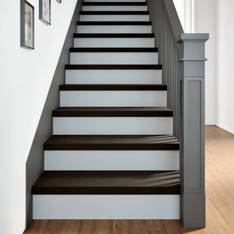 Vidaxx marches d'escalier 2 pcs 70x30x2 cm chêne massif brun foncé