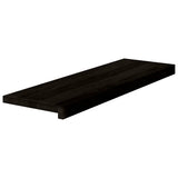 Vidaxx marches d'escalier 2 pcs 80x30x2 cm chêne massif marron foncé