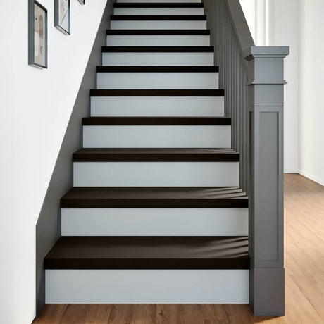 Vidaxx marches d'escalier 2 pcs 80x30x2 cm chêne massif marron foncé