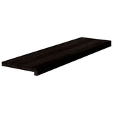 Vidaxx marches d'escalier 2 pcs 90x30x2 cm chêne massif marron foncé