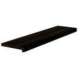 Vidaxx marches d'escalier 2 pcs 100x30x2 cm chêne massif marron foncé