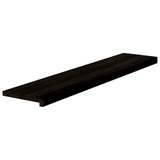 Vidaxx marches d'escalier 2 pcs 120x30x2 cm chêne massif marron foncé