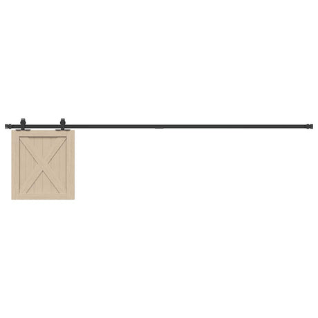 Vidaxx ensemble de suspension pour porte coulissante 213 cm en acier au carbone
