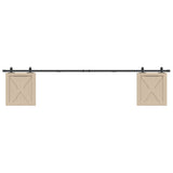 Vidaxx ensemble de suspension pour porte coulissante 244 cm en acier au carbone