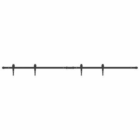 Vidaxx kit de suspension pour porte coulissante 200 cm en acier au carbone