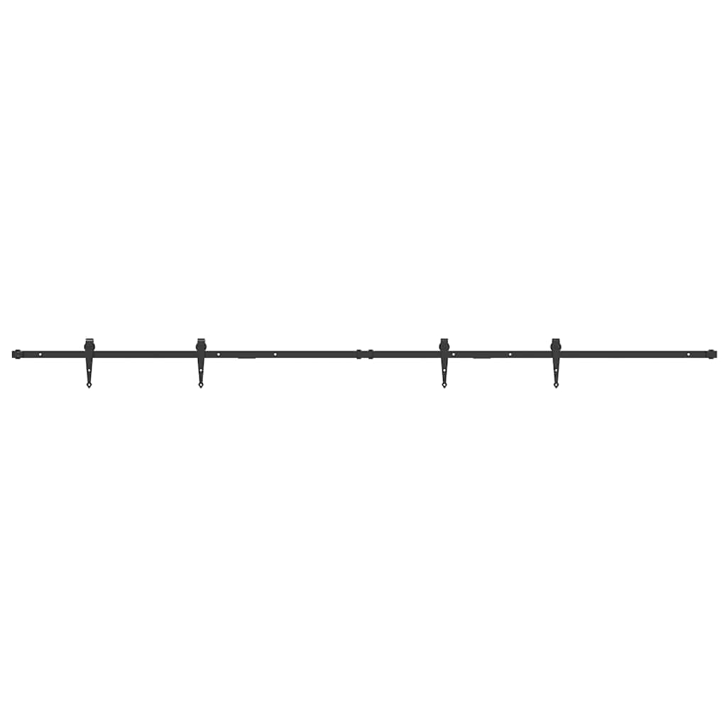 Vidaxx ensemble de suspension pour porte coulissante 244 cm en acier au carbone