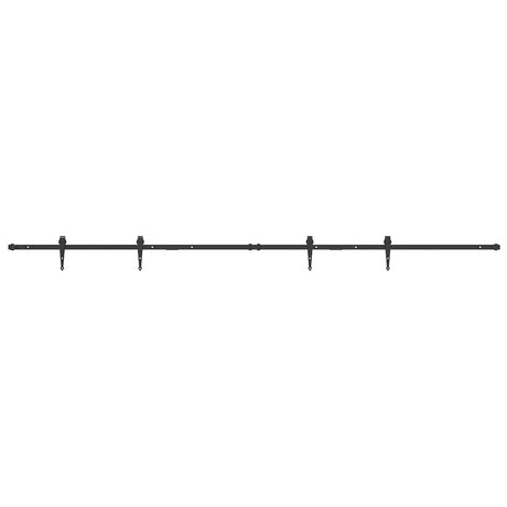 Vidaxx ensemble de suspension pour porte coulissante 244 cm en acier au carbone