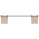 Vidaxx ensemble de suspension pour porte coulissante 244 cm en acier au carbone
