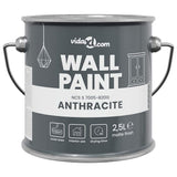 VidaXL peinture murale gris 2,5 l impression murale
