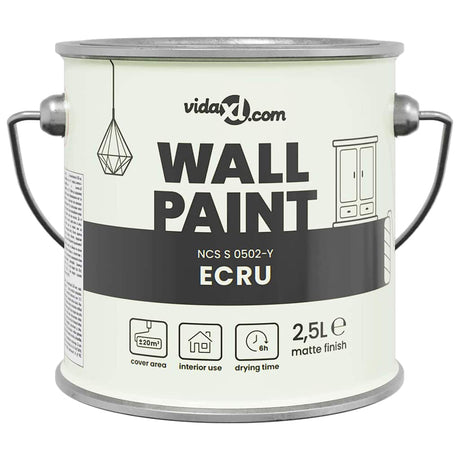 VidaXL peinture murale marron 2,5 l impression murale