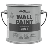 VidaXL peinture murale gris 2,5 l impression murale