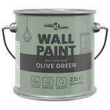 VidaXL peinture murale vert 2,5 l impression murale